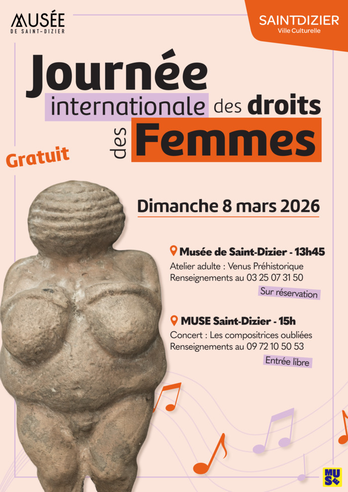 Concert "Les compositrices oubliées" MUSE SAINT-DIZIER Saint-Dizier