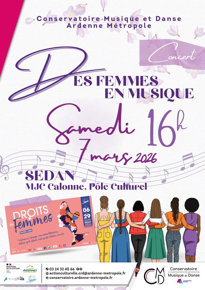 Concert - Les femmes en musique MJC Calonne Sedan