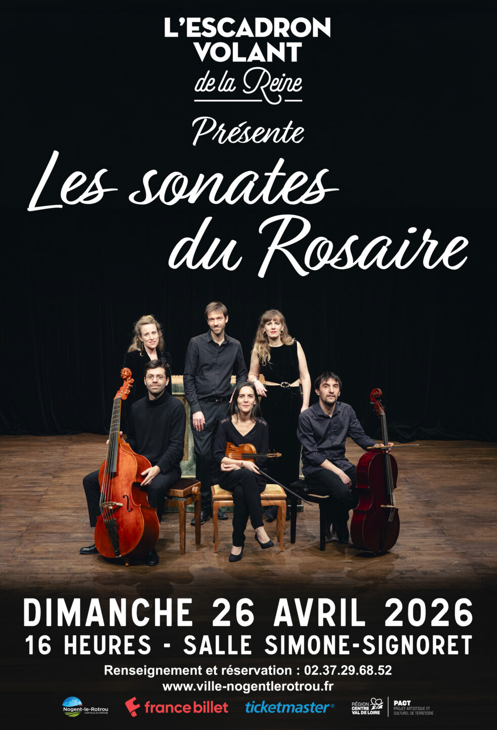 Concert Les sonates du Rosaire Concert Les sonates du Rosaire Salle Simone Signoret Nogent-le-Rotrou 2026-04-26