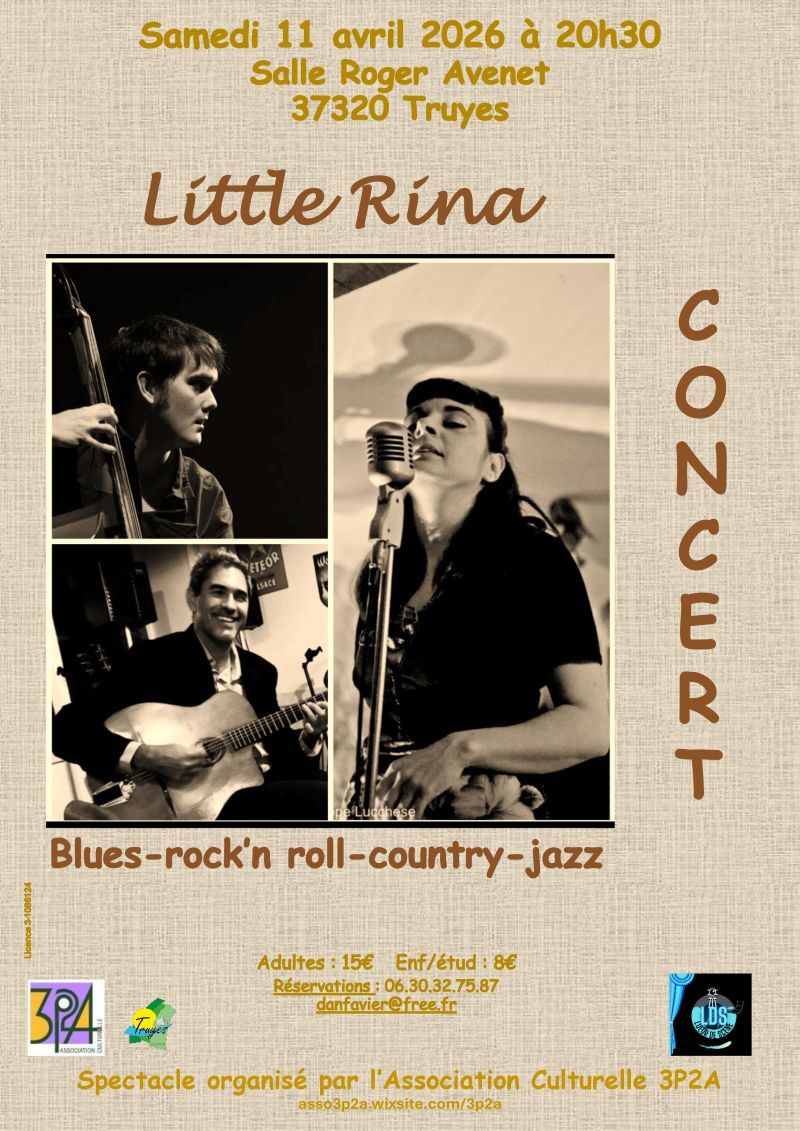 Concert Little Rina 2 Rue du Clocher Truyes 2026-04-11