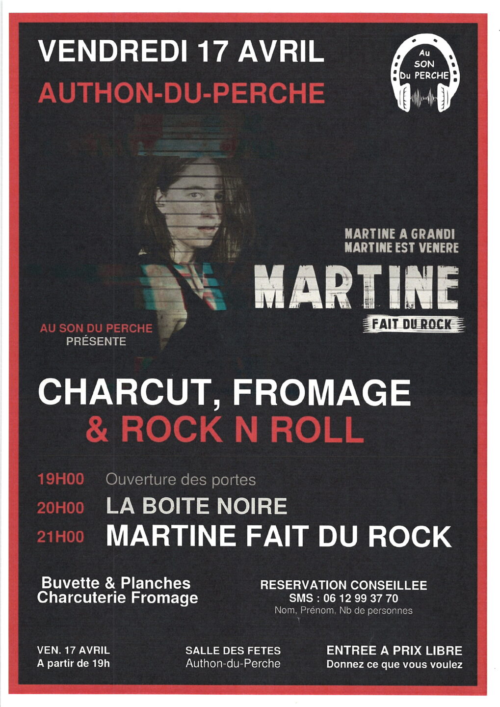 Concert Martine fait du Rock  Coudray-au-Perche