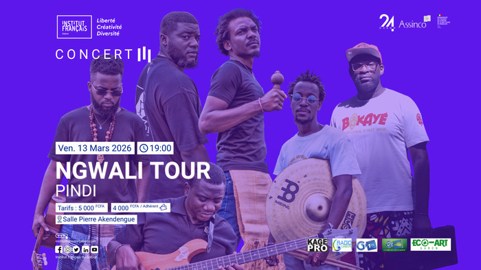 Concert Pindi – Ngwali Tour Institut français du Gabon Libreville Concert Pindi - Ngwali Tour Institut français du Gabon Libreville