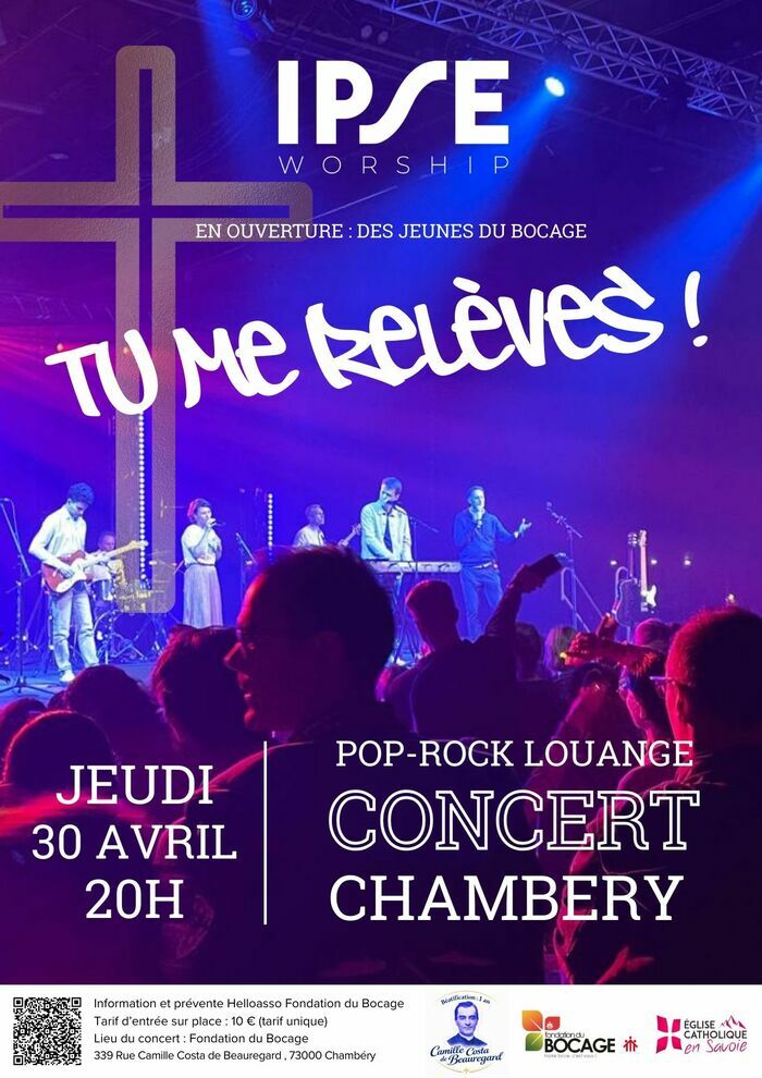 Concert Pop Rock Louange Fondation du Bocage Chambéry