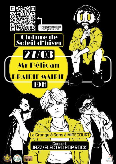 Concerts Mr Pelican et Prairie Marie Cours Stanislas Mirecourt 2026-03-27