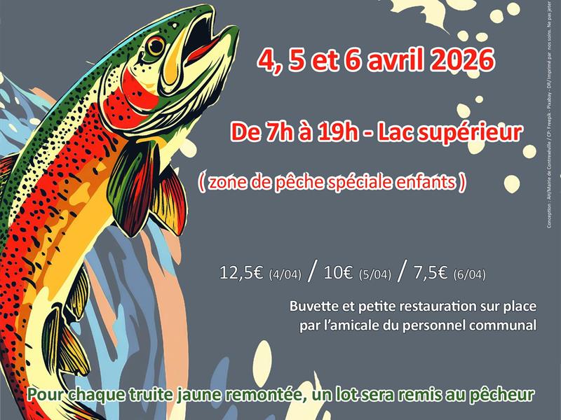 Concours de Pêche à la Truite Lac Supérieur Contrexéville 2026-04-04