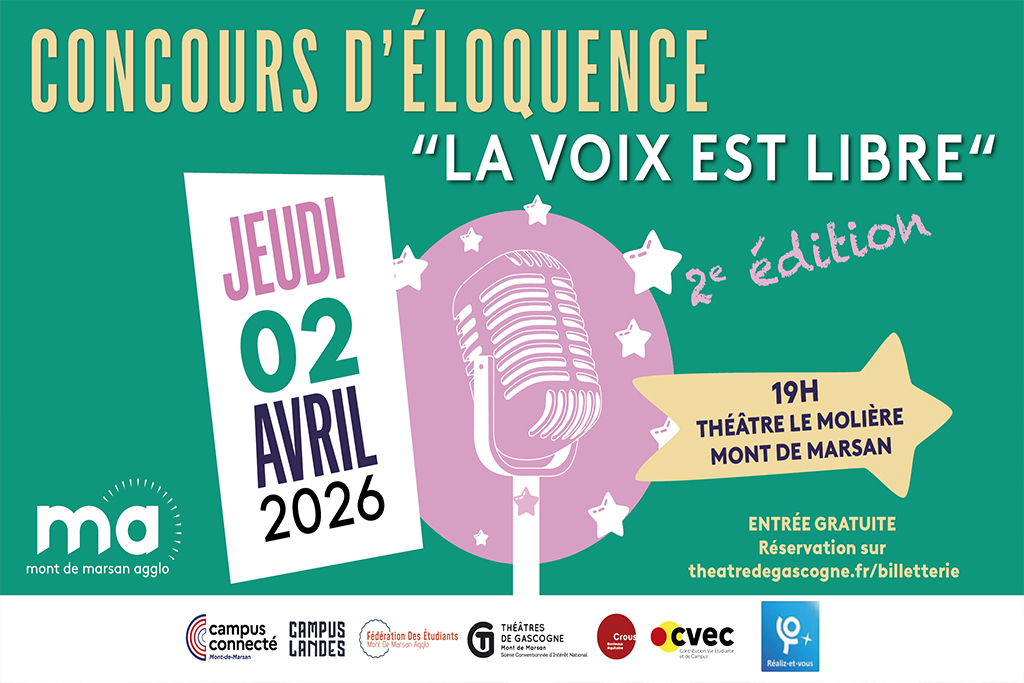 Concours d'éloquence Place Charles de Gaulle Mont-de-Marsan 2026-04-02