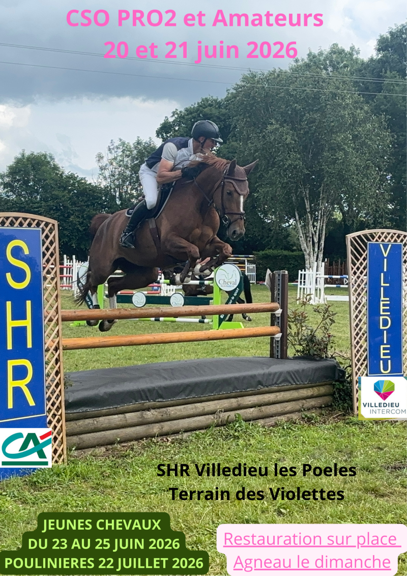Concours hippique Terrain de Violettes Villedieu-les-Poêles-Rouffigny 2026-06-20