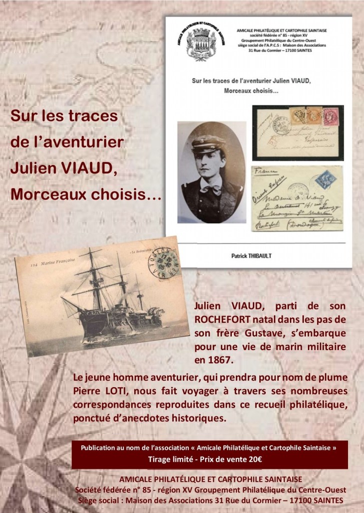 Conférence avec diaporama sur les traces de l'aventurier Julien VIAUD 9 rue de la Bégaudière Coulonges-sur-l'Autize 2026-04-10