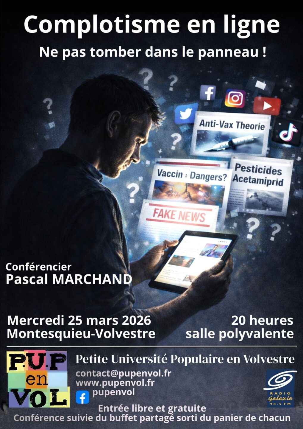 CONFÉRENCE COMPLOTISME EN LIGNE