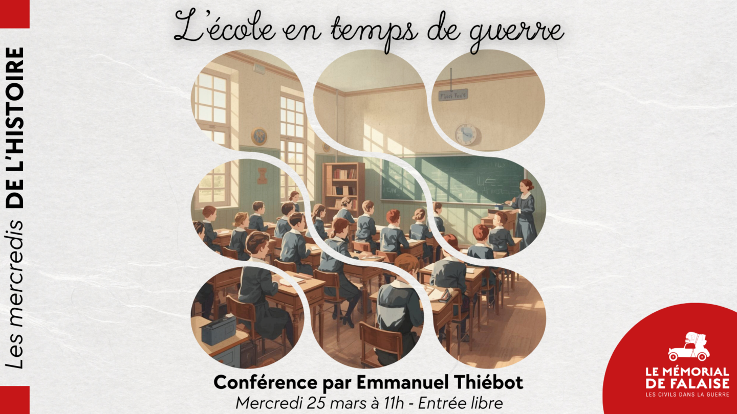 Conférence L'école en temps de guerre par Emmanuel Thiébot
