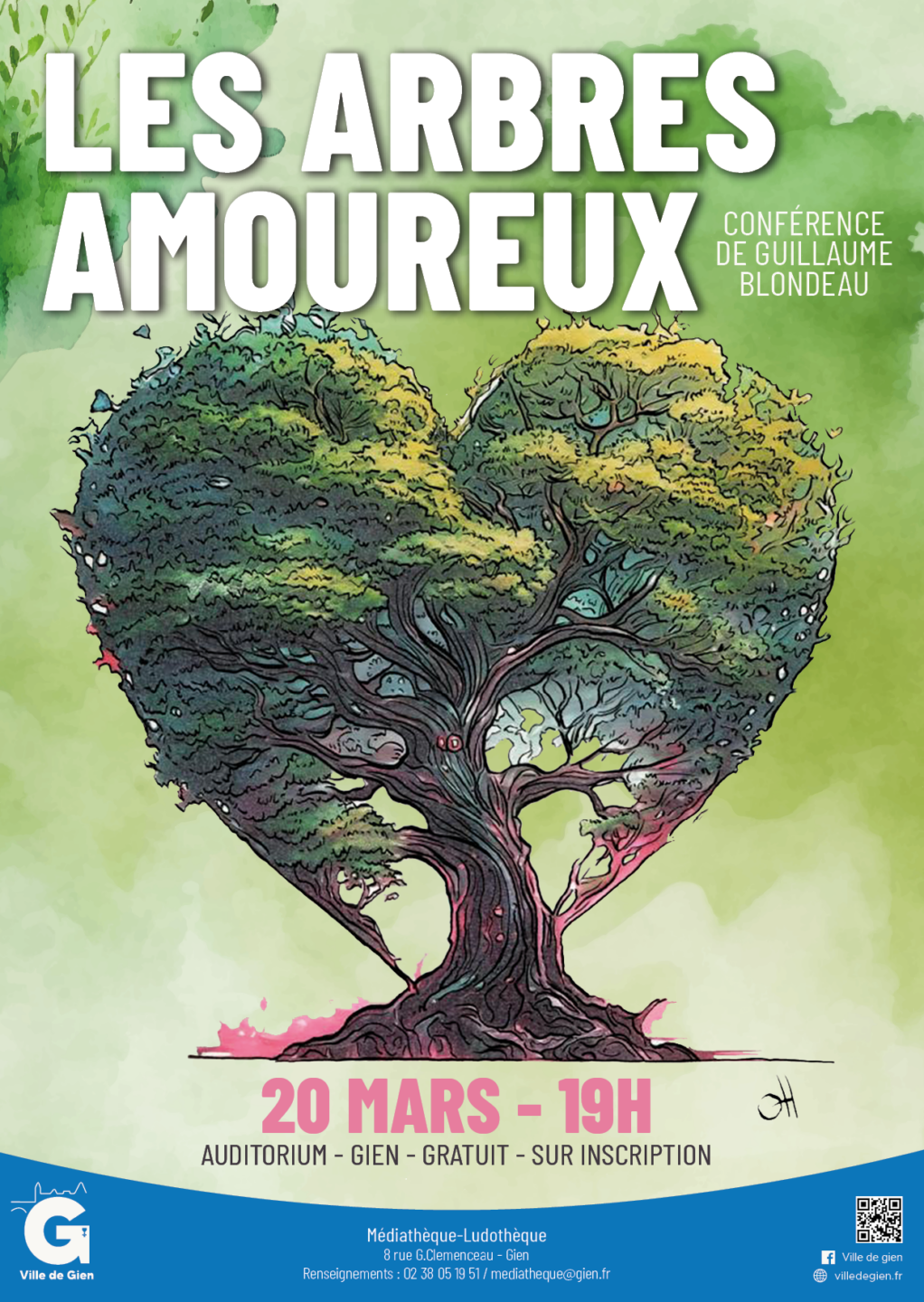 Conférence Les Arbres Amoureux 8 Rue Georges Clemenceau Gien 2026-03-20