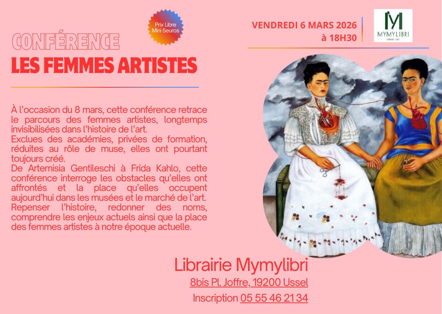 Conférence Les femmes artistes