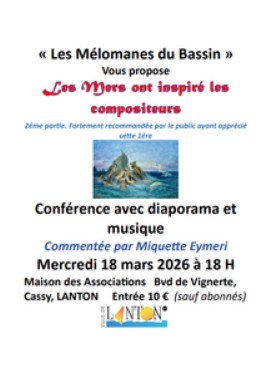 Conférence Les mers ont inspirées les compositeurs