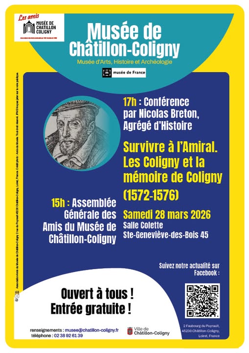 Conférence Survivre à l'Amiral  Sainte-Geneviève-des-Bois 2026-03-28