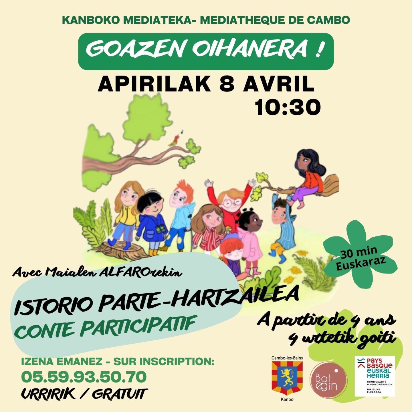 Conte participatif 14 Avenue de la Mairie Cambo-les-Bains 2026-04-08