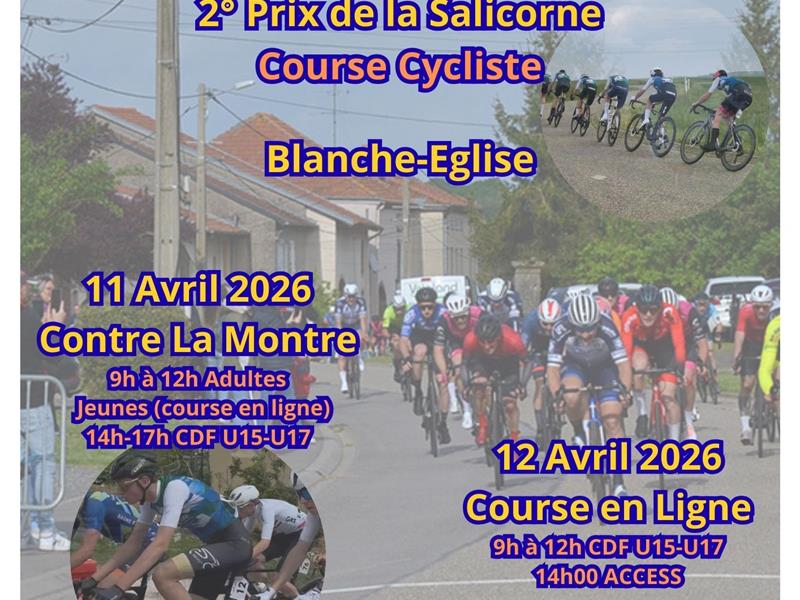 Course cycliste Course en ligne Coupe de france des Départements 35 rue Principale Blanche-Église 2026-04-12