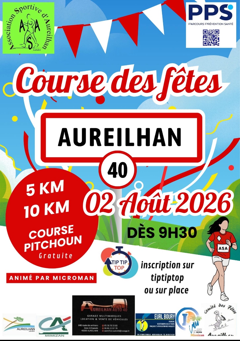 Course des fêtes d’Aureilhan Bergerie Aureilhan Mimizan 2026-08-02