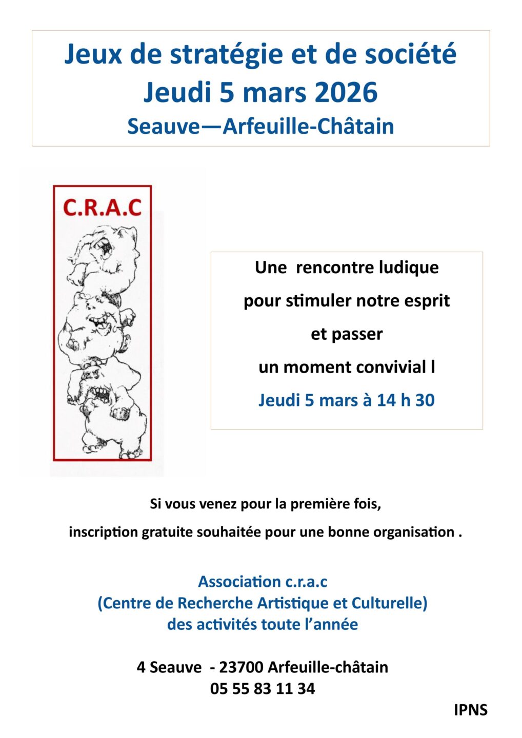 CRAC Après-midi jeux de stratégie