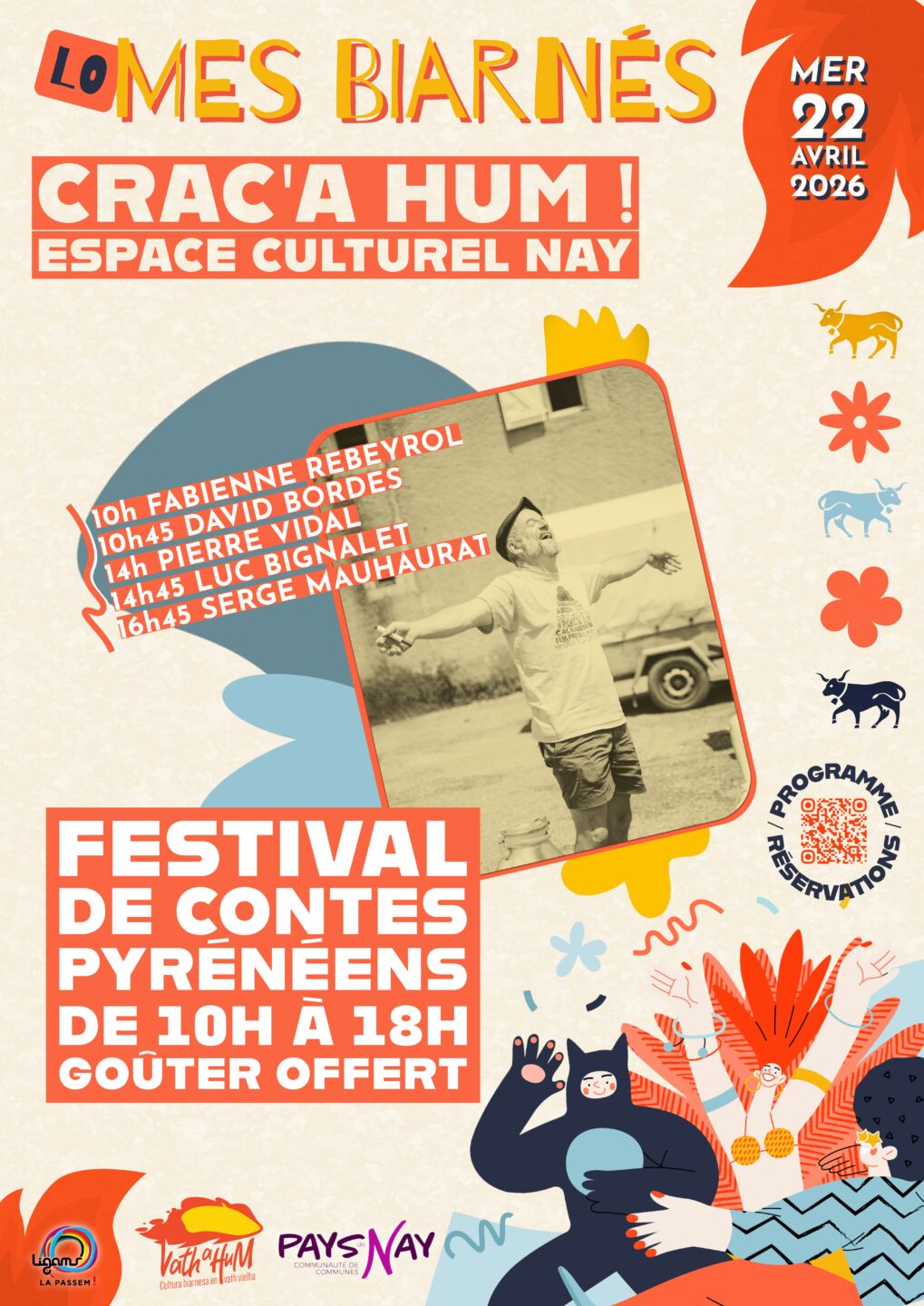 CRAC'A HUM! Festival de Contes Pyrénéens 28 Place du Marcadieu Nay 2026-04-22