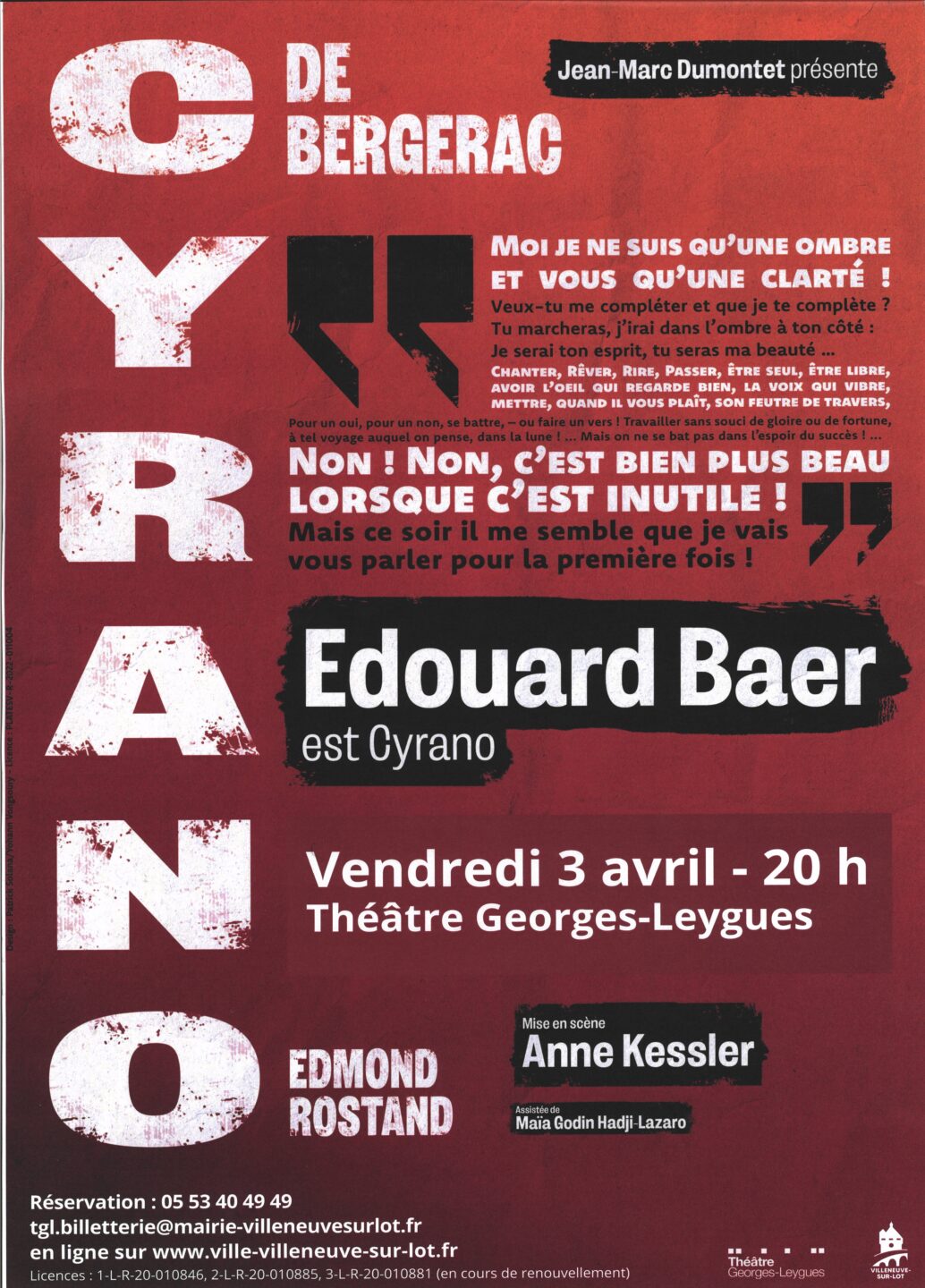 Cyrano de Bergerac 2 Boulevard de la République Villeneuve-sur-Lot 2026-04-03