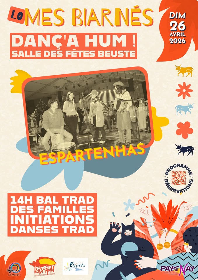 DANÇ'A HUM! BAL TRAD des Familles avec ESPARTENHAS SALLE DES FÊTES DE BEUSTE Beuste 2026-04-26