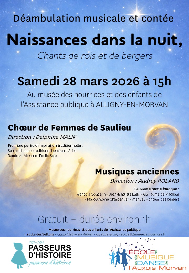 Déambulation musicale et contée Naissance dans la nuit