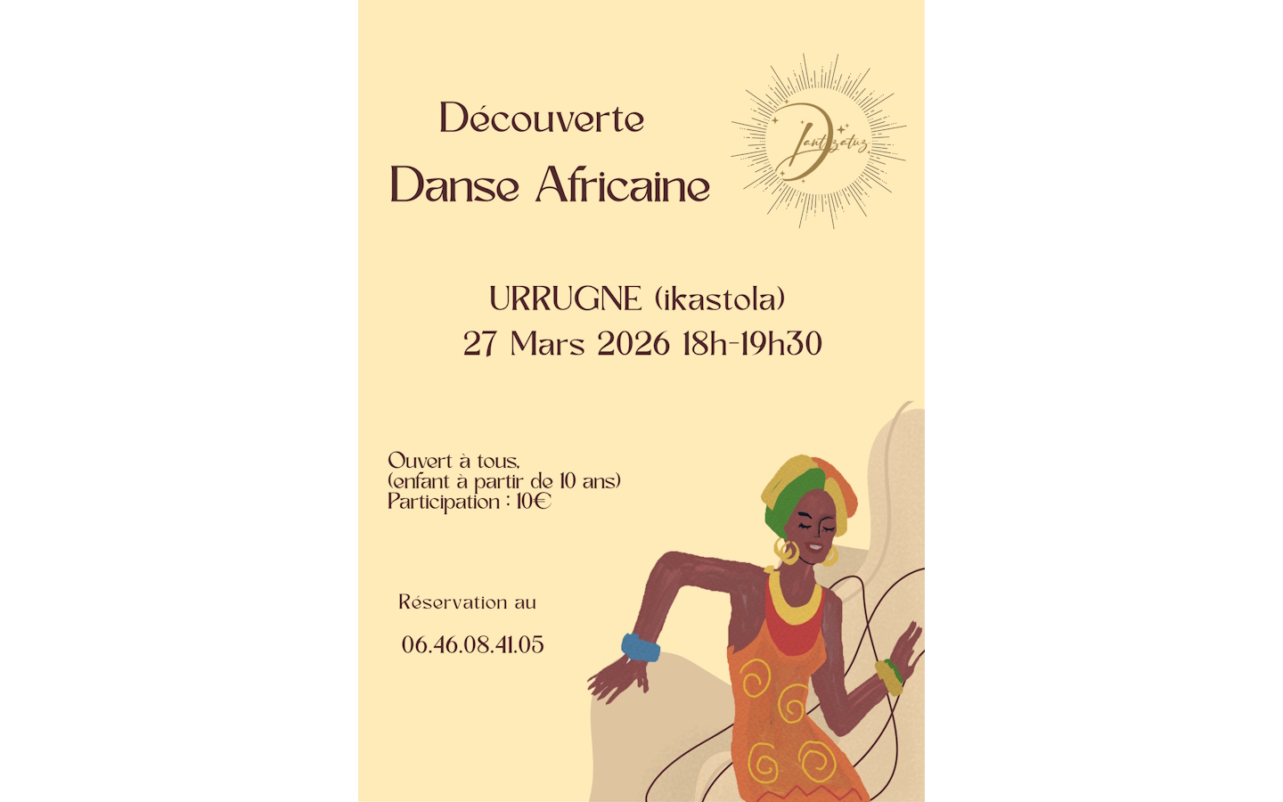 Découverte dans africaine 2 Place Antoine d'Abbadie Urrugne 2026-03-27