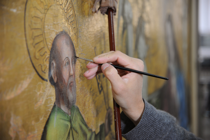 Découverte de l'atelier de restauration de peinture Musée d'art et d'histoire Genève