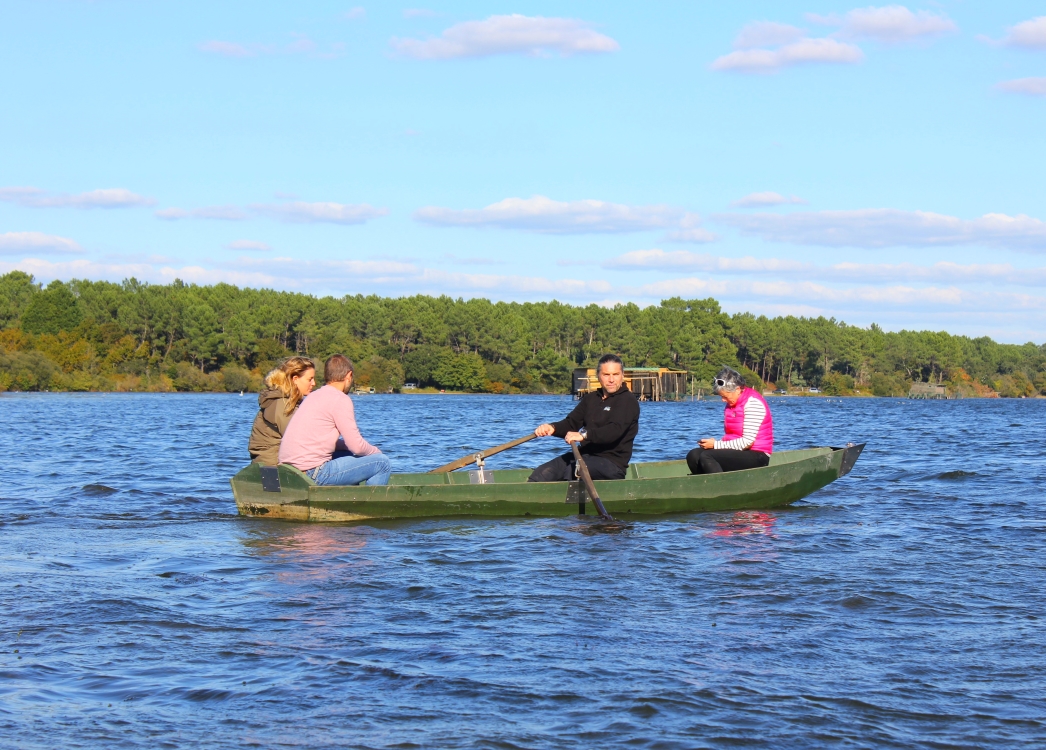 Découverte de l'étang blanc en barque dans l'univers des pêcheurs et chasseurs 4 route Louis de Bourmont Seignosse 2026-04-09