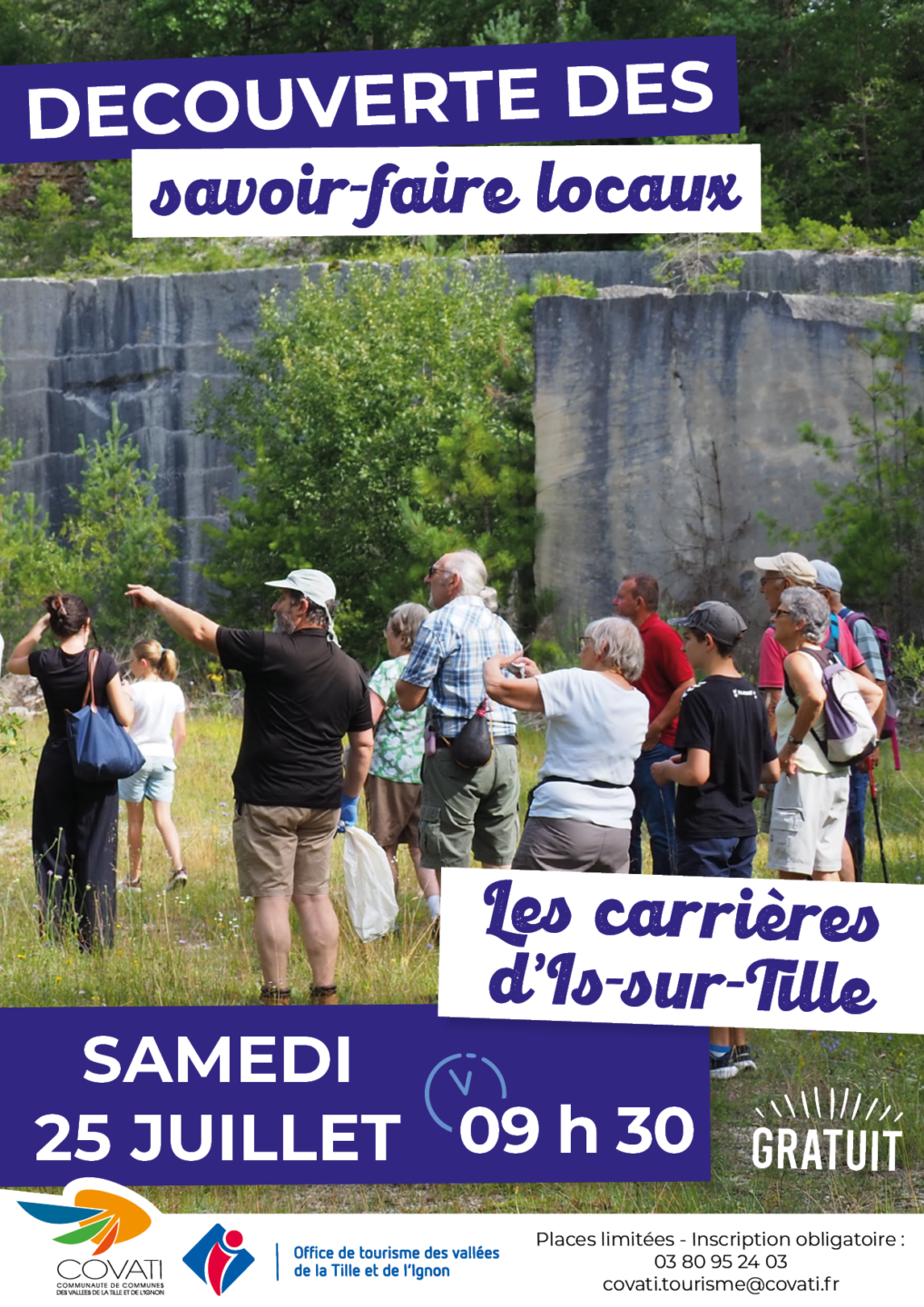Découverte des savoir-faire locaux Les carrières d'Is-sur-Tille Is-sur-Tille 2026-07-25