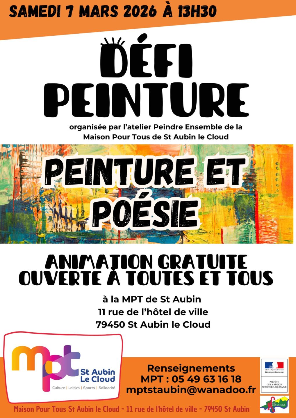 Défi peinture printemps des poètes
