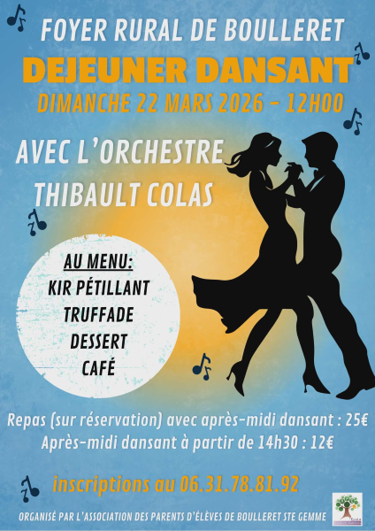 Déjeuner dansant 2 Route de Sainte-Gemme Boulleret 2026-03-22