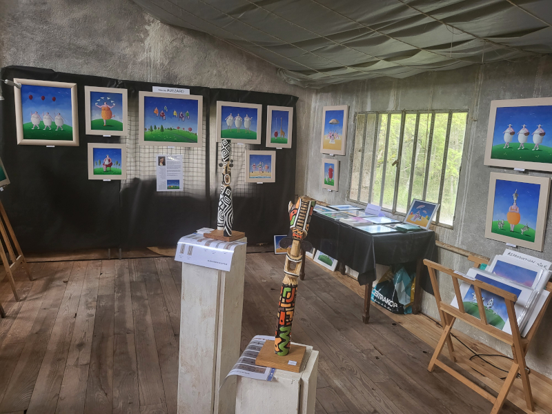 Des p'tits pas sur la Lune Exposition d'arts contemporains 120 Chemin de Racault Cinq-Mars-la-Pile 2026-03-28