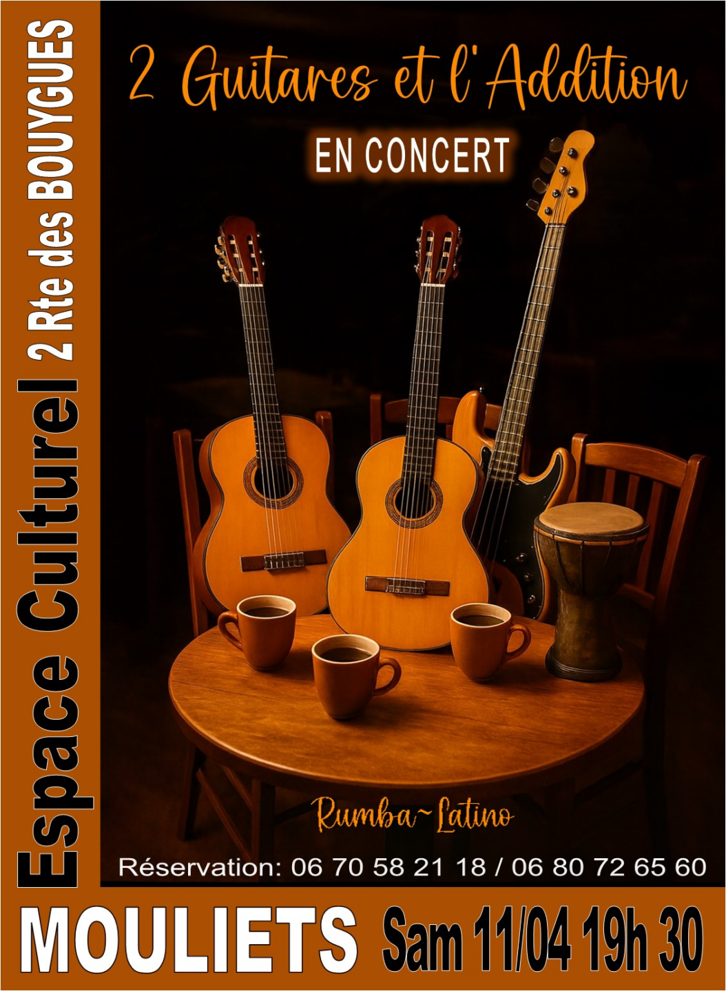 Deux guitares et l'addition 2 route de bouygues Pujols 2026-04-11