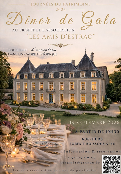 Dîner de gala des Journées du patrimoine  Hastingues