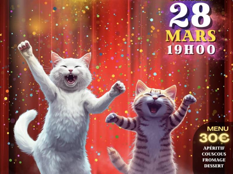 Dîner spectacle Chemin de l'école Bois-de-Haye 2026-03-28