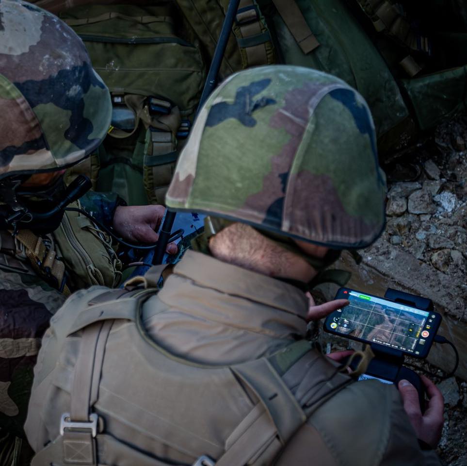 Drone en démonstration à Guer