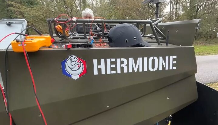 Démonstration finale de drones à l’Académie militaire de Saint-Cyr-Coëtquidan