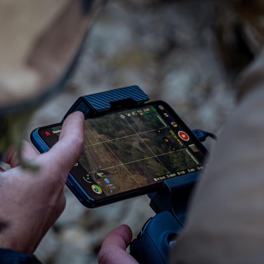 Exercice drone à Saint-Cyr-Coëtquidan