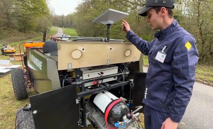 Hermione en exercice tactique