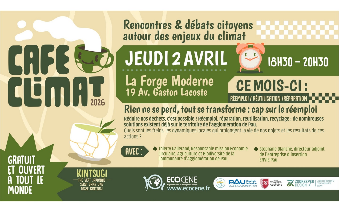 Écocène Café Climat: Réduire nos déchets
