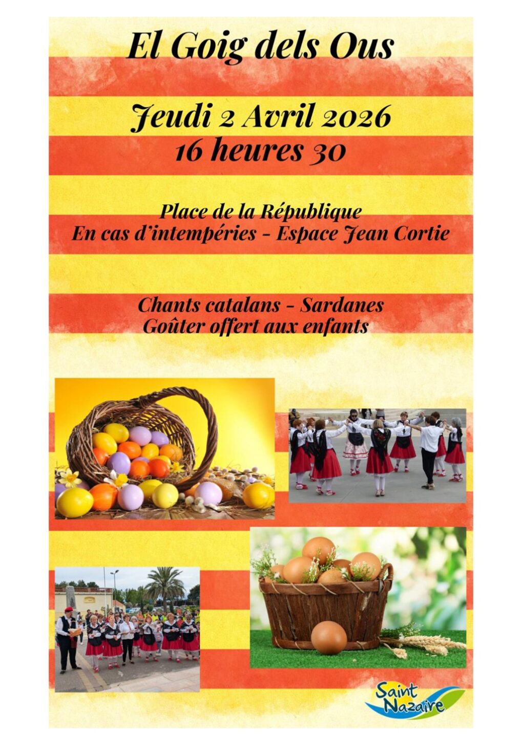 EL GOIG DELS OUS Place de la République Saint-Nazaire 2026-04-02