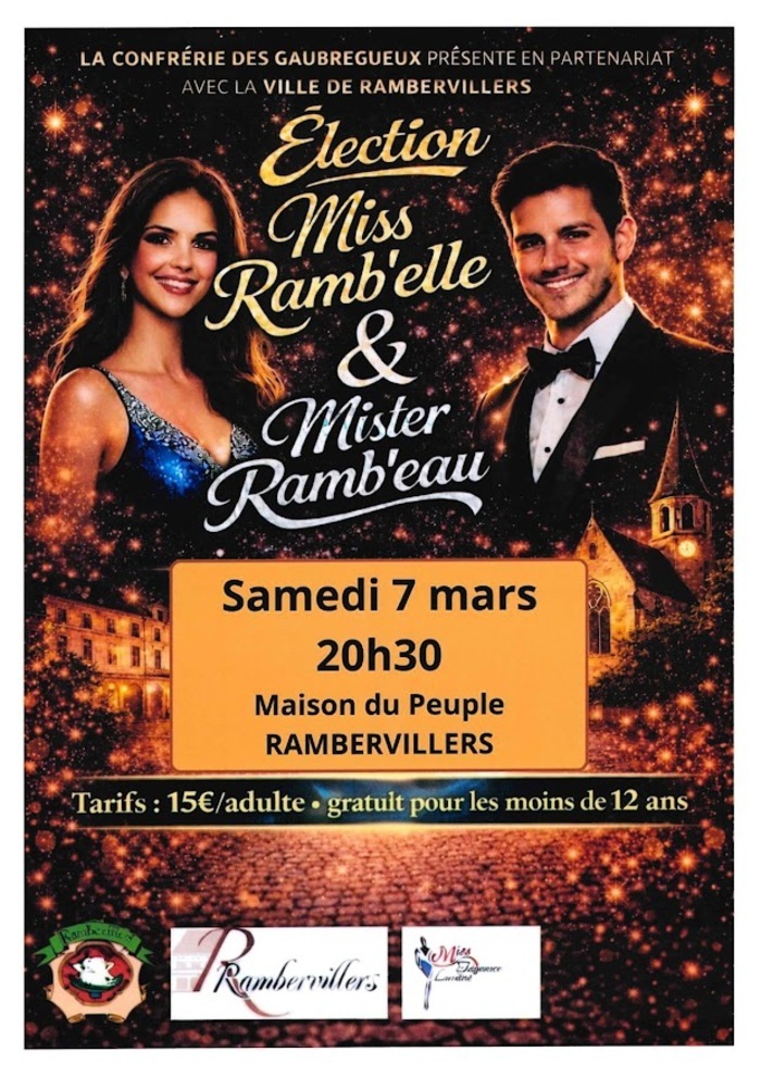 Election de Miss Ramb'elle et Mister Ramb'eau rambervillers Rambervillers