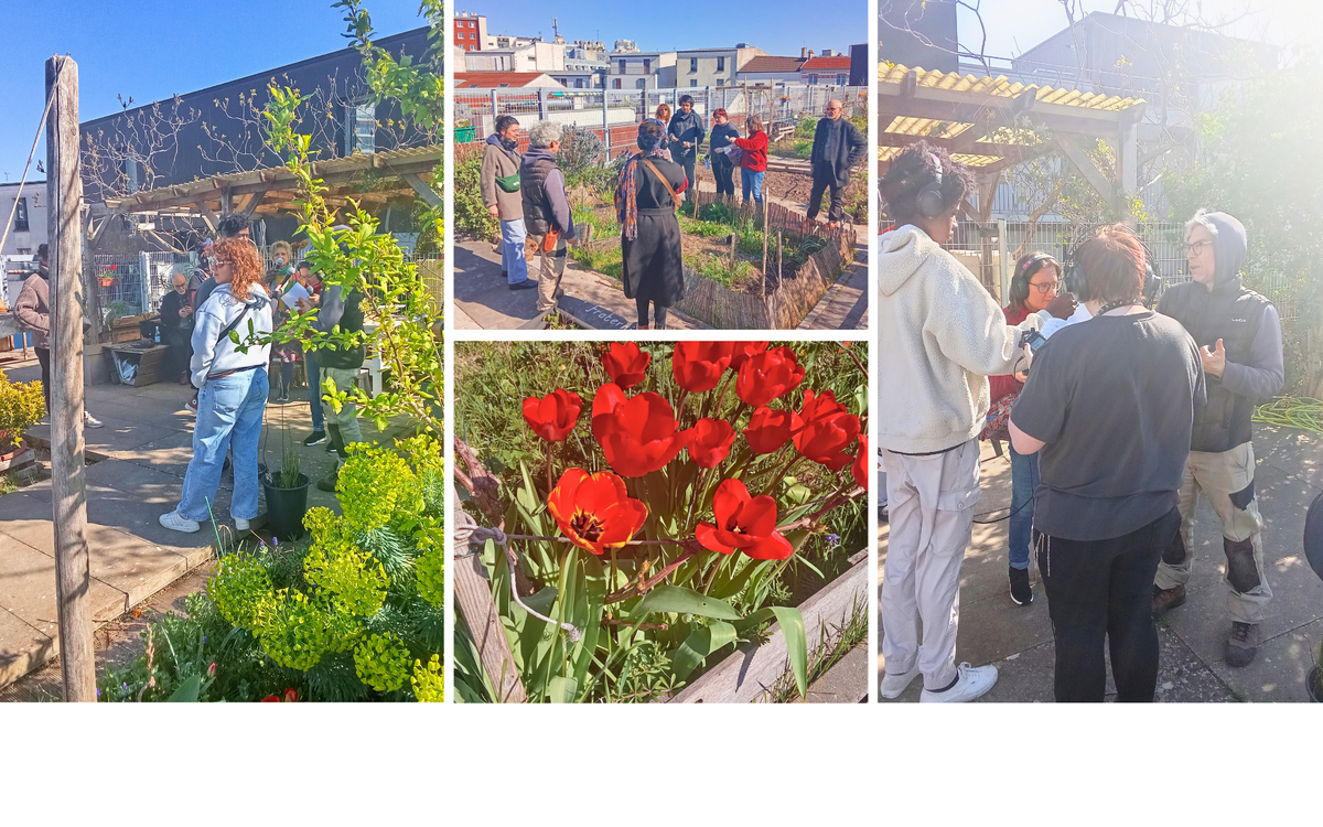 Enregistrement en direct du podcast " Les voix de Passages" Bibliothèque Assia Djebar Paris