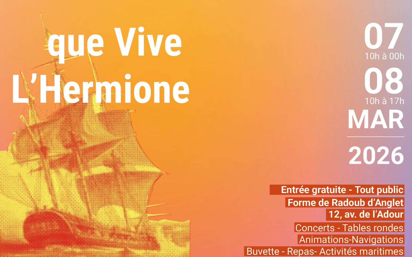 Et que vive l'Hermione