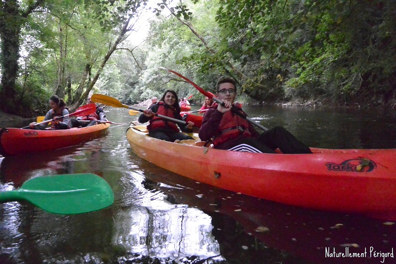 Été actif canoë nocturne Base de canoë Vert'Auvézère Cherveix-Cubas 2026-07-23