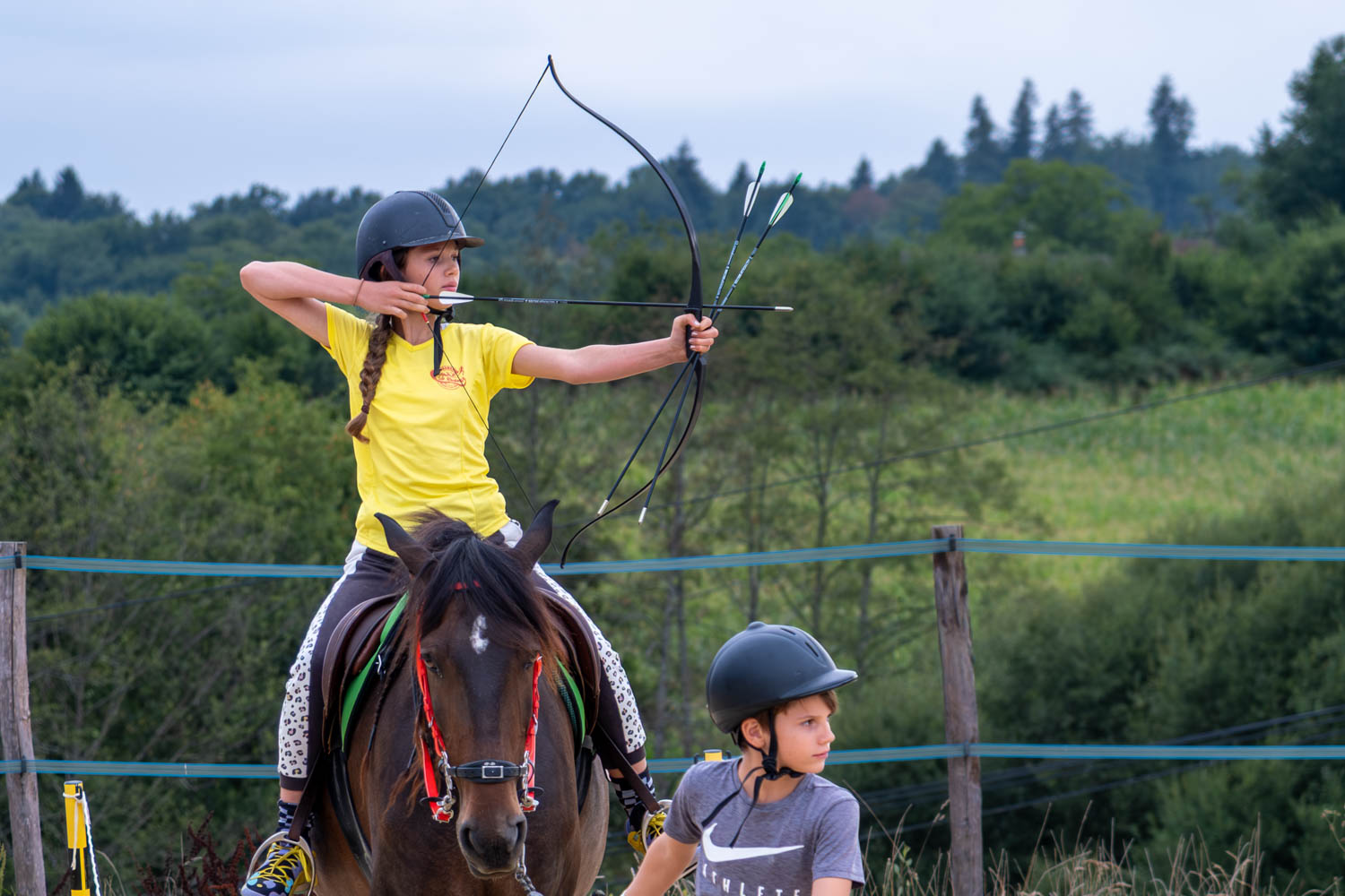 Été actif tir à l'arc à cheval 380 Lieu-dit La Chênerie Angoisse 2026-08-06