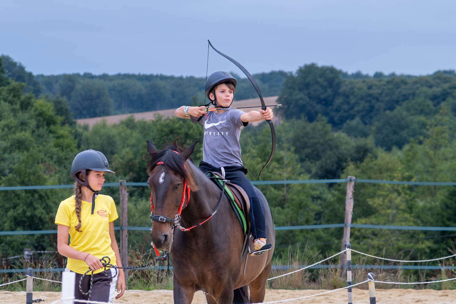 Été actif tir à l'arc à cheval 380 Lieu-dit La Chênerie Angoisse 2026-08-20