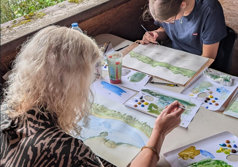 Événement Nature & Vous Peindre la nature autrement Parking à l'entrée du site Cantin 2026-10-31