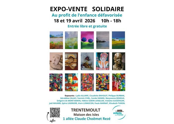 Expo-vente solidaire des Amis des Enfants du Monde Maison des Isles